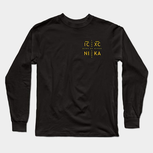 IC XC NIKA (King of Kings, Lord of Lords) Long Sleeve T-Shirt by NovelKind